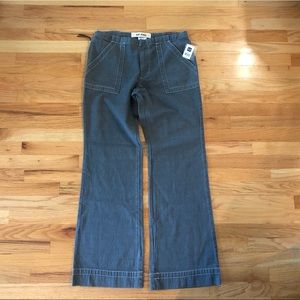 Gap Denim Wide Leg Jeans Sz 12 Tall blue/gray
